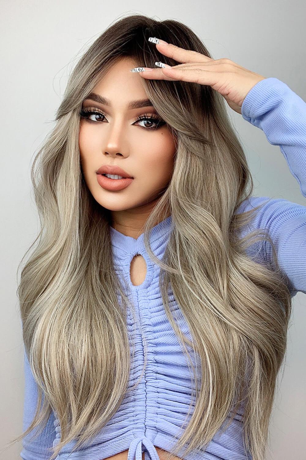 Full Machine Long Wave Wigs 26'' BLUE ZONE PLANET