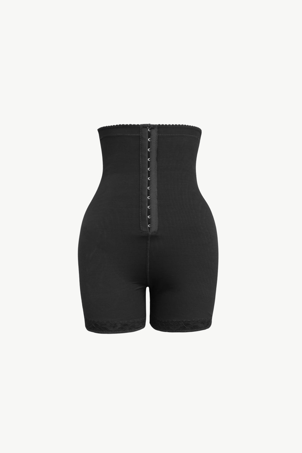 Full Size Hook-and-Eye Shaping Shorts-TOPS / DRESSES-[Adult]-[Female]-Black-S-Blue Zone Planet