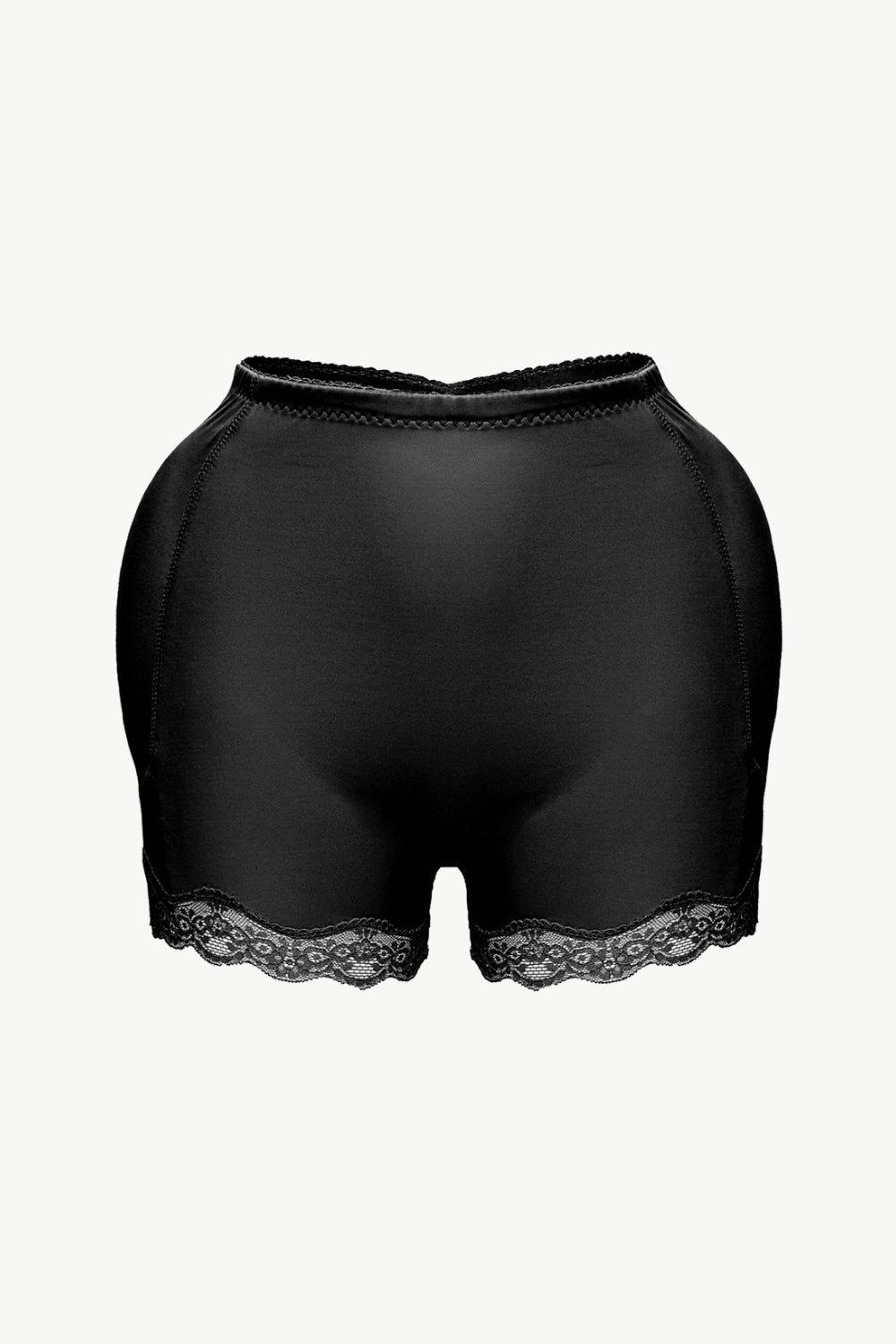 Full Size Lace Trim Shaping Shorts-TOPS / DRESSES-[Adult]-[Female]-Black-S-Blue Zone Planet