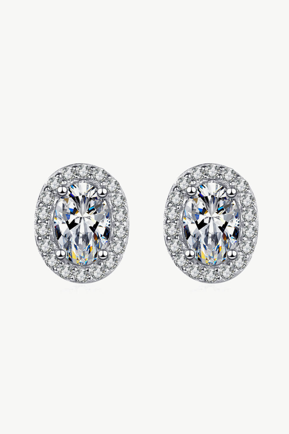 Future Style 1 Carat Moissanite Stud Earrings-TOPS / DRESSES-[Adult]-[Female]-Silver-One Size-2022 Online Blue Zone Planet