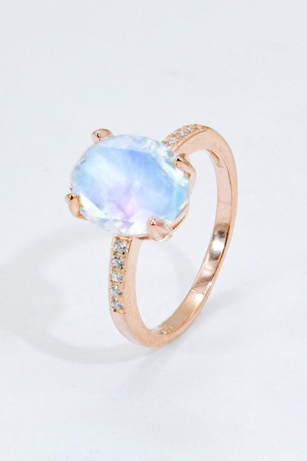 Get A Move On Moonstone Ring BLUE ZONE PLANET