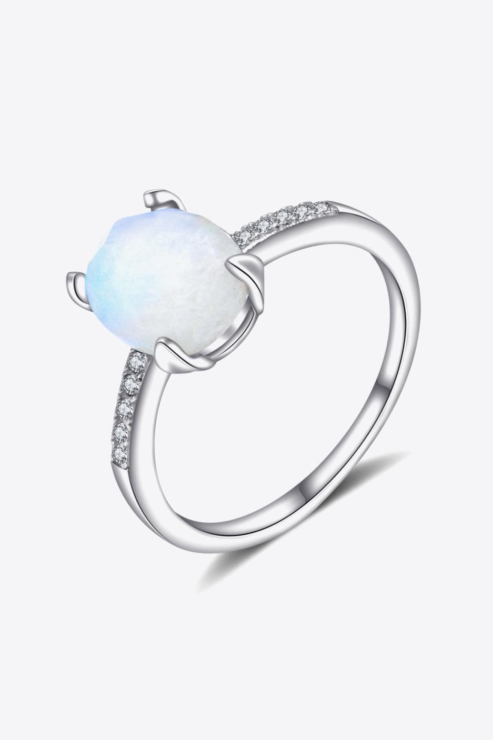 Get A Move On Moonstone Ring BLUE ZONE PLANET