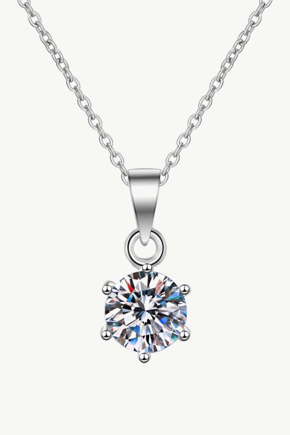 Get What You Need Moissanite Pendant Necklace BLUE ZONE PLANET