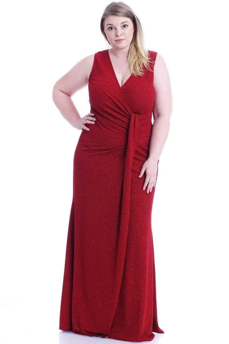 Glitter Nights Maxi Dress Blue Zone Planet