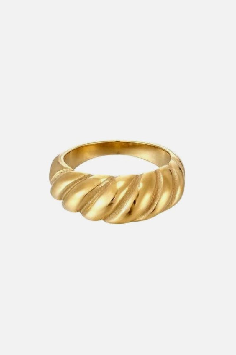 Gold Twisted Ring BLUE ZONE PLANET