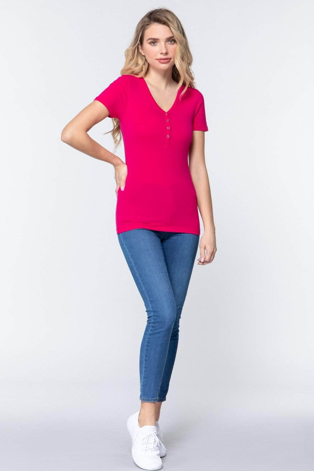 Gratitude Henley Knit Top-TOPS / DRESSES-[Adult]-[Female]-Blue Zone Planet