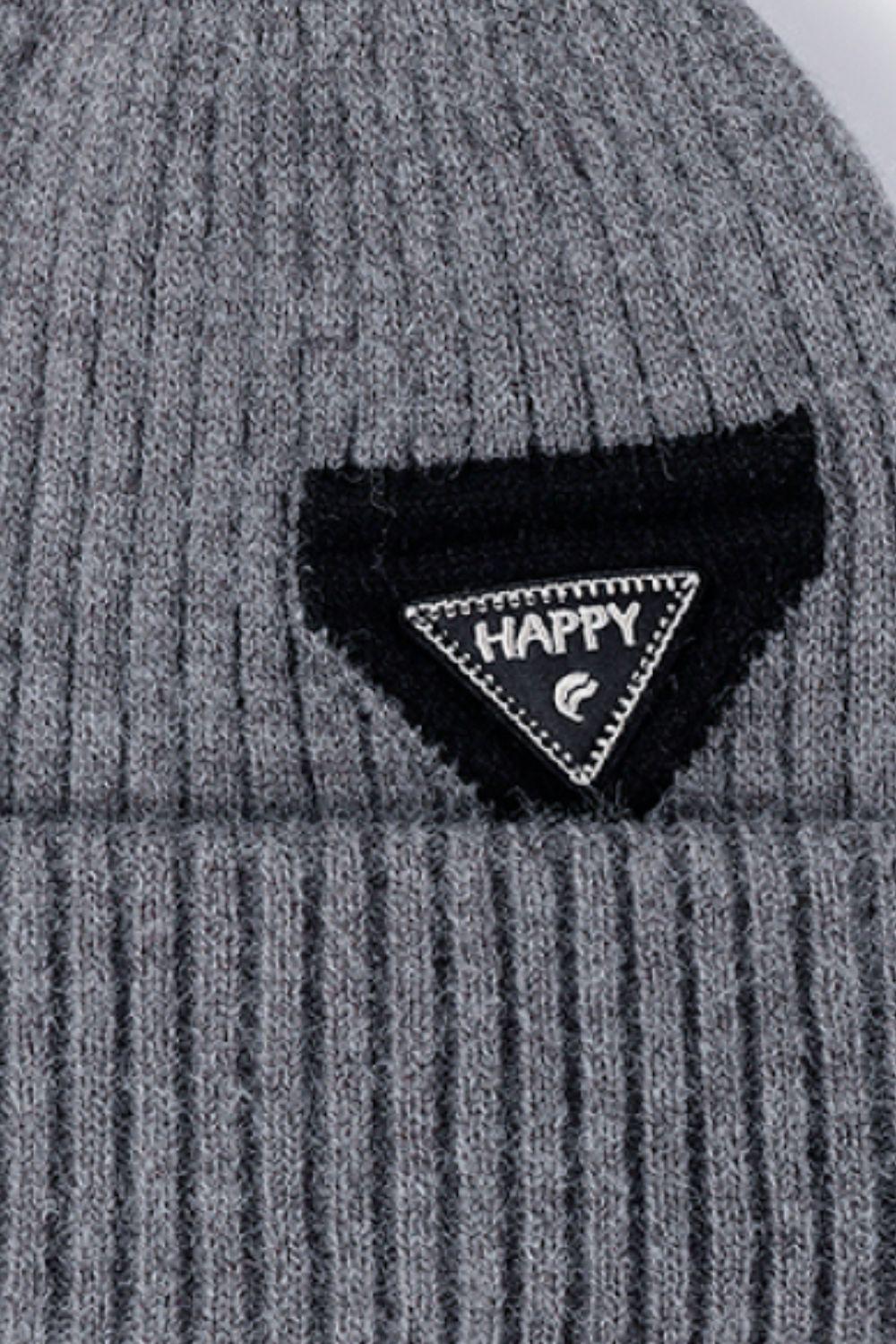 HAPPY Contrast Beanie-[Adult]-[Female]-2022 Online Blue Zone Planet