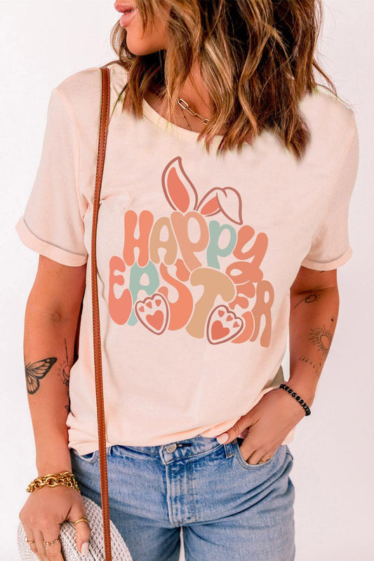 HAPPY EASTER Graphic Tee BLUE ZONE PLANET
