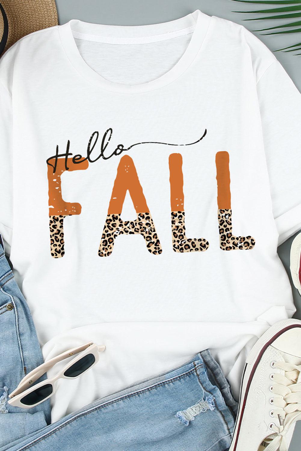 HELLO FALL Graphic Tee BLUE ZONE PLANET