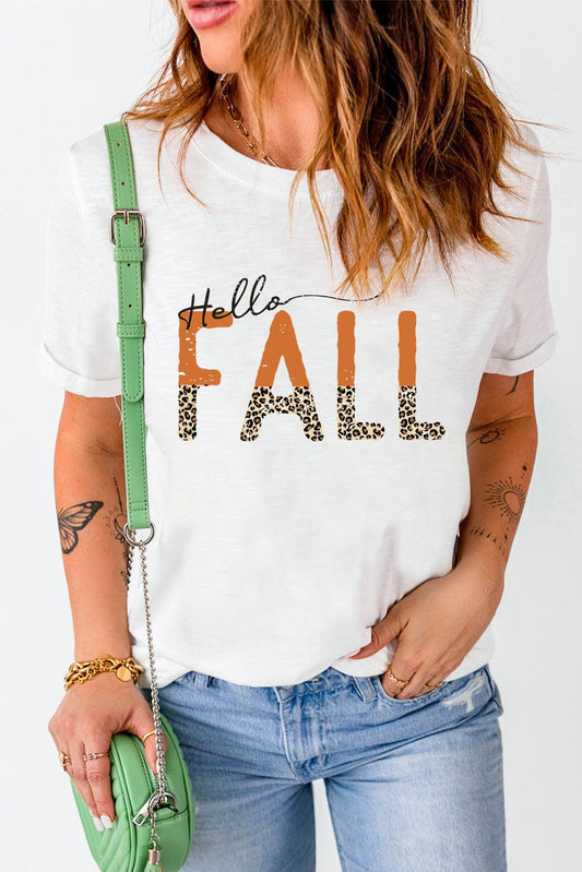 HELLO FALL Graphic Tee BLUE ZONE PLANET
