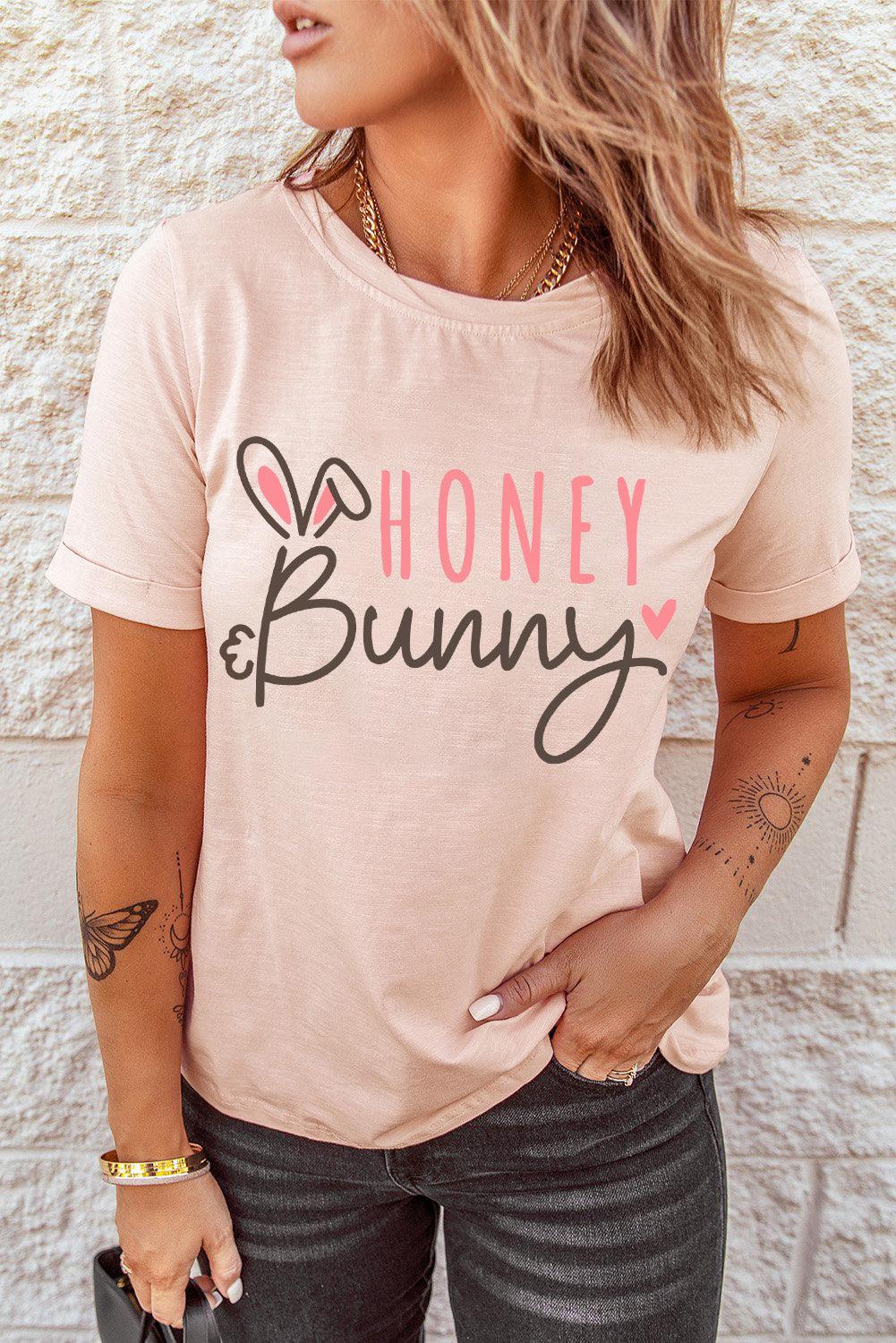 HONEY BUNNY Graphic Easter Tee BLUE ZONE PLANET