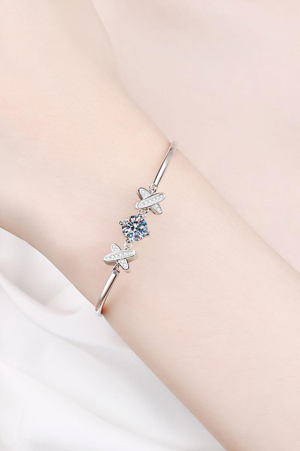 Happy State of Mind 1 Carat Moissanite Bracelet BLUE ZONE PLANET