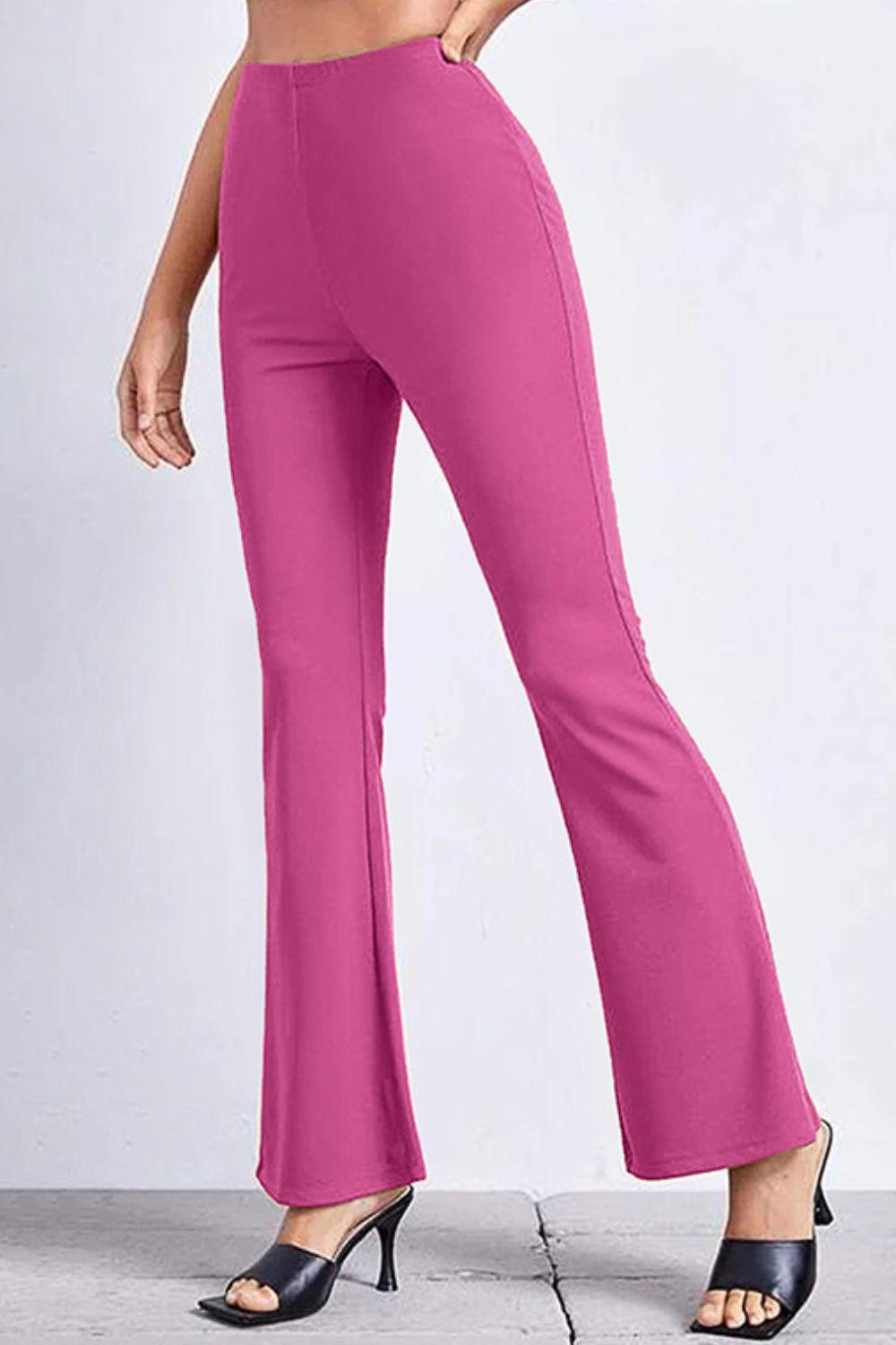 High Rise Flare Pants BLUE ZONE PLANET