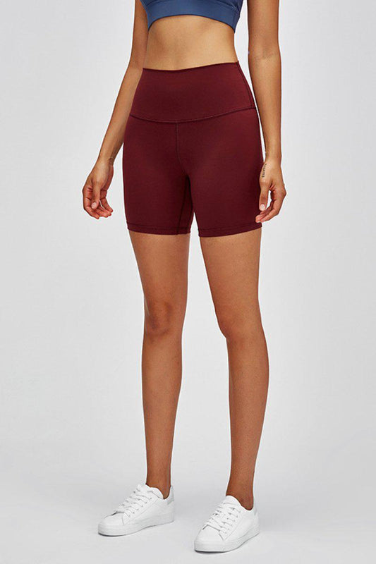 High Waist Training Shorts BLUE ZONE PLANET