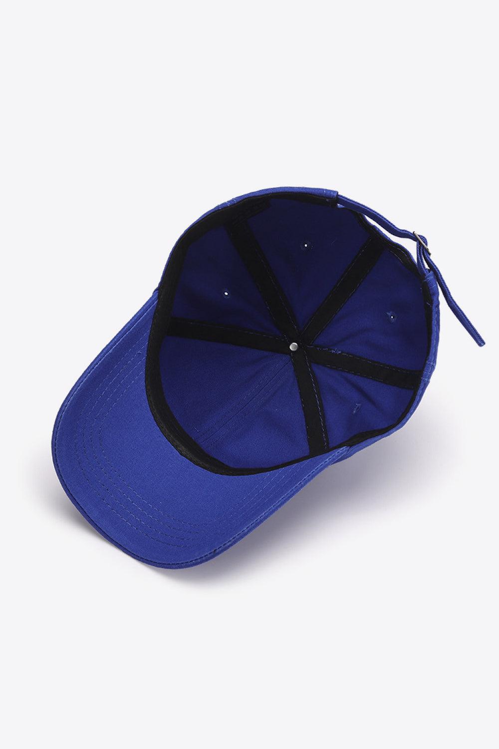 In A Pretty World Baseball Cap BLUE ZONE PLANET