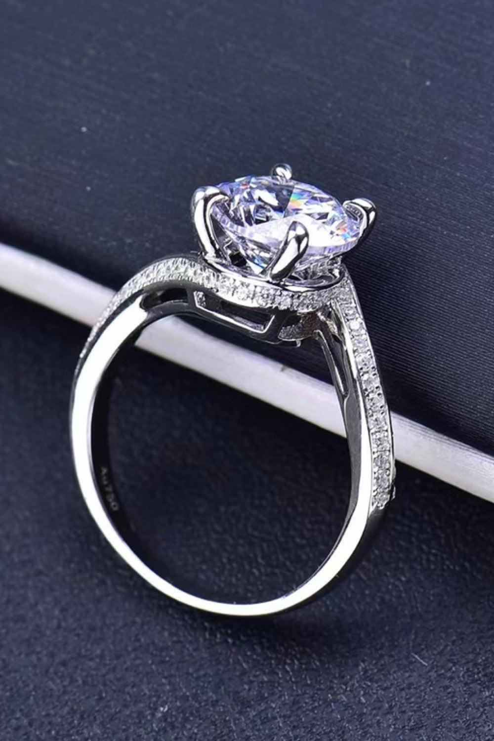 Keep Your Eyes On Me Moissanite Ring BLUE ZONE PLANET