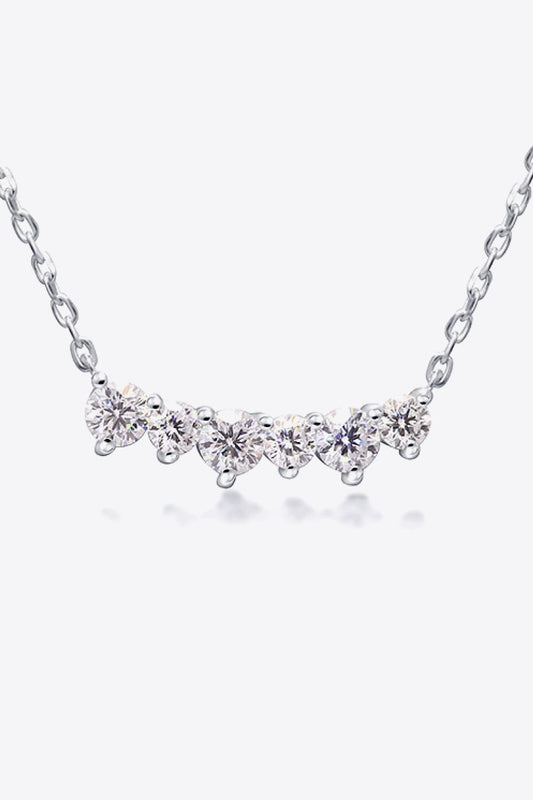 Lab-Grown Diamond 18K White Gold Necklace-PENDANTS-[Adult]-[Female]-Silver-One Size-2022 Online Blue Zone Planet