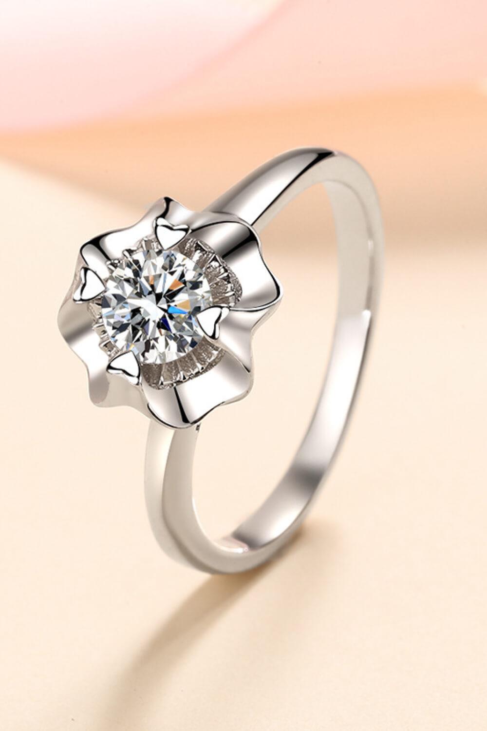 Life Is So Good Moissanite Ring BLUE ZONE PLANET