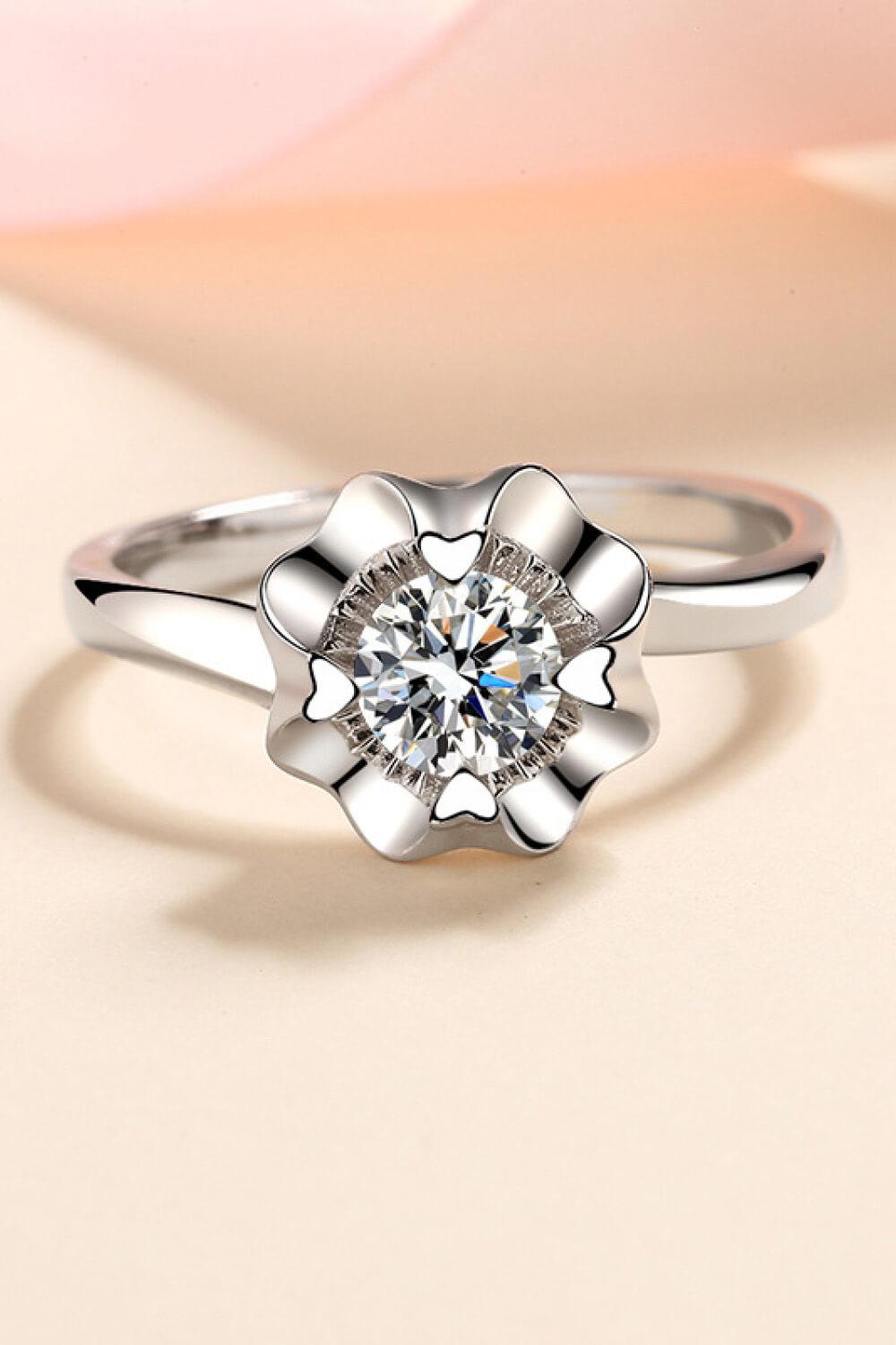 Life Is So Good Moissanite Ring BLUE ZONE PLANET