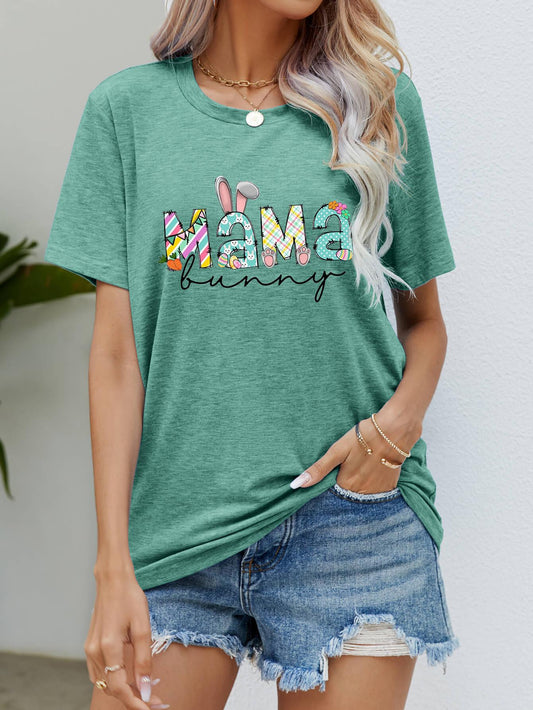 MAMA BUNNY Easter Graphic Tee BLUE ZONE PLANET