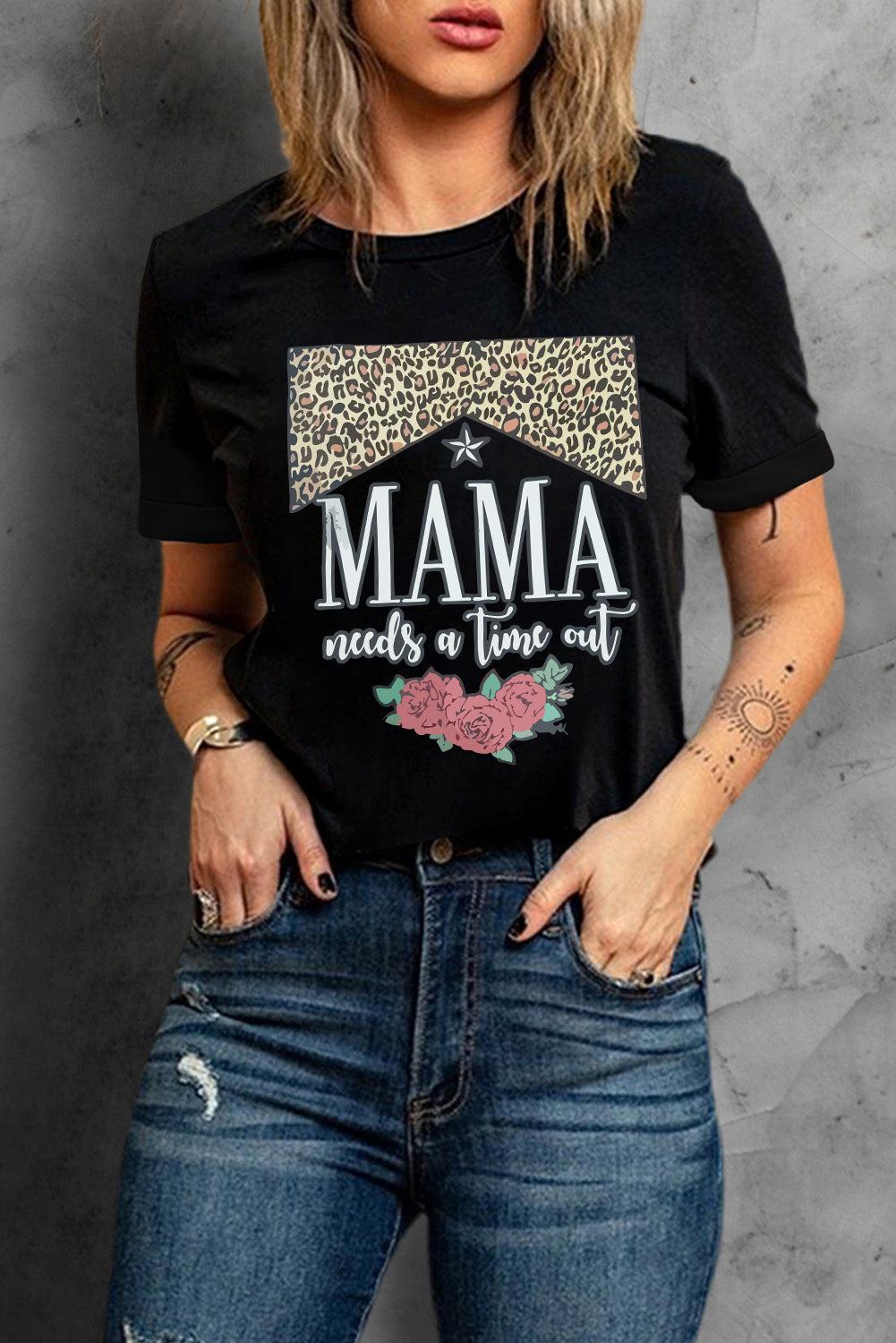 MAMA NEEDS A TIME OUT Graphic Tee BLUE ZONE PLANET