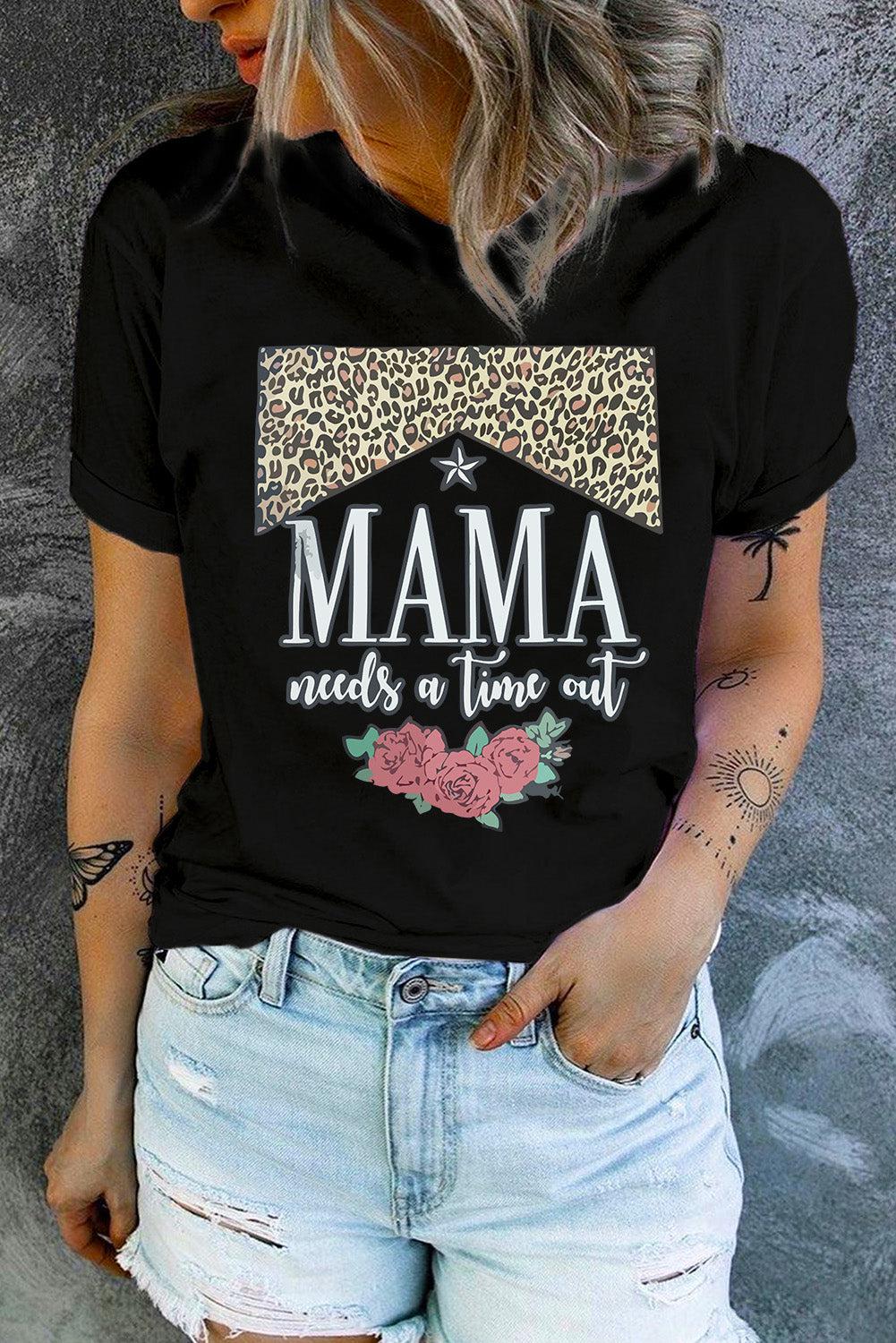 MAMA NEEDS A TIME OUT Graphic Tee BLUE ZONE PLANET