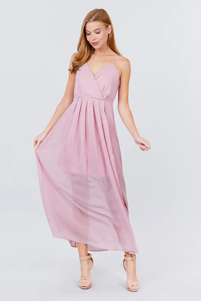 Maxi Cami Dress Blue Zone Planet