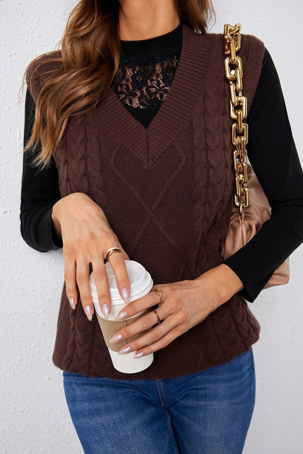 Mock Neck Lace Detail Long Sleeve Tee-TOPS / DRESSES-[Adult]-[Female]-Blue Zone Planet