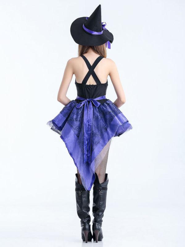 New Witch Game Uniform Halloween Tuxedo Skirt Witch Witch Costume BLUE ZONE PLANET