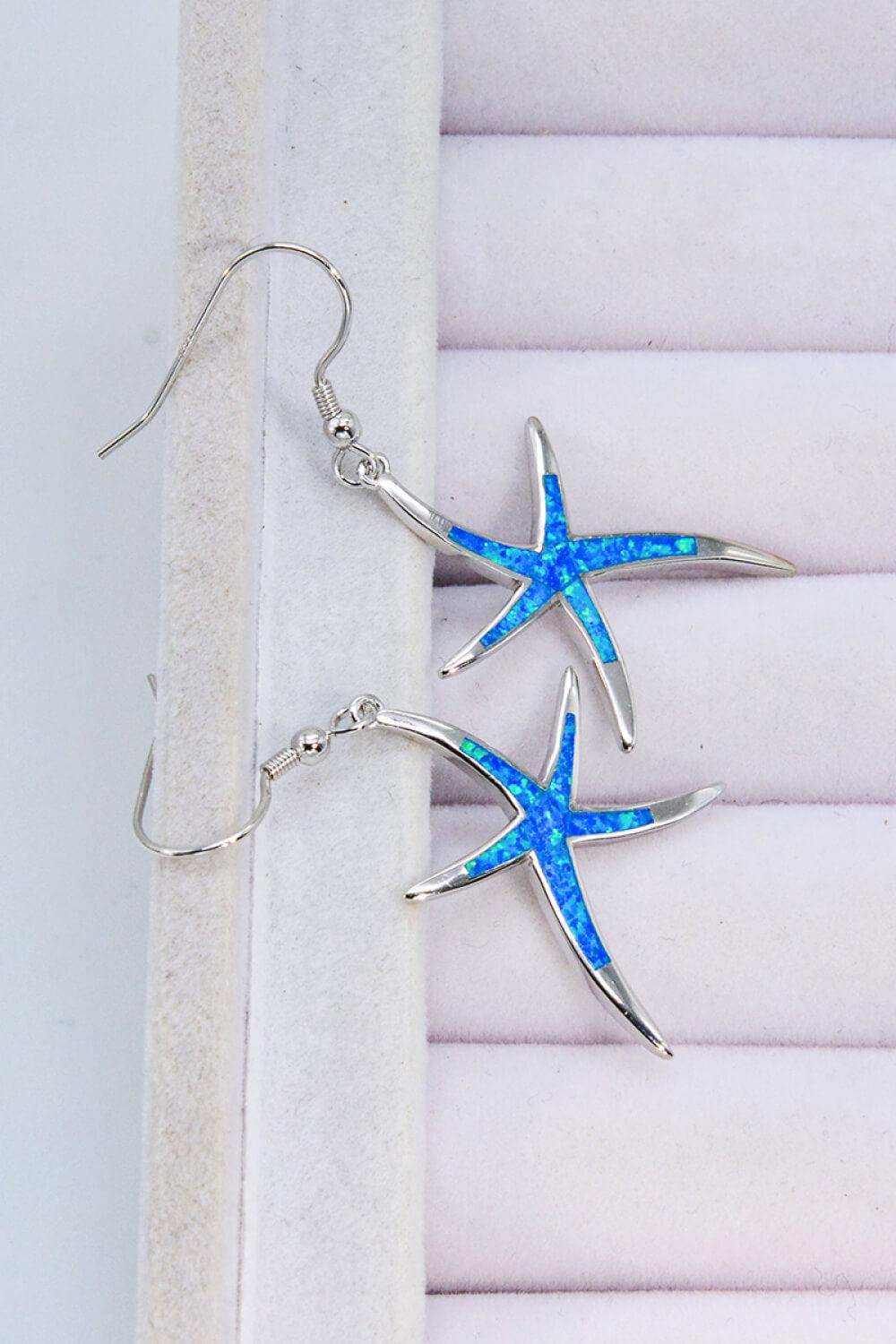 Opal Starfish Drop Earrings BLUE ZONE PLANET