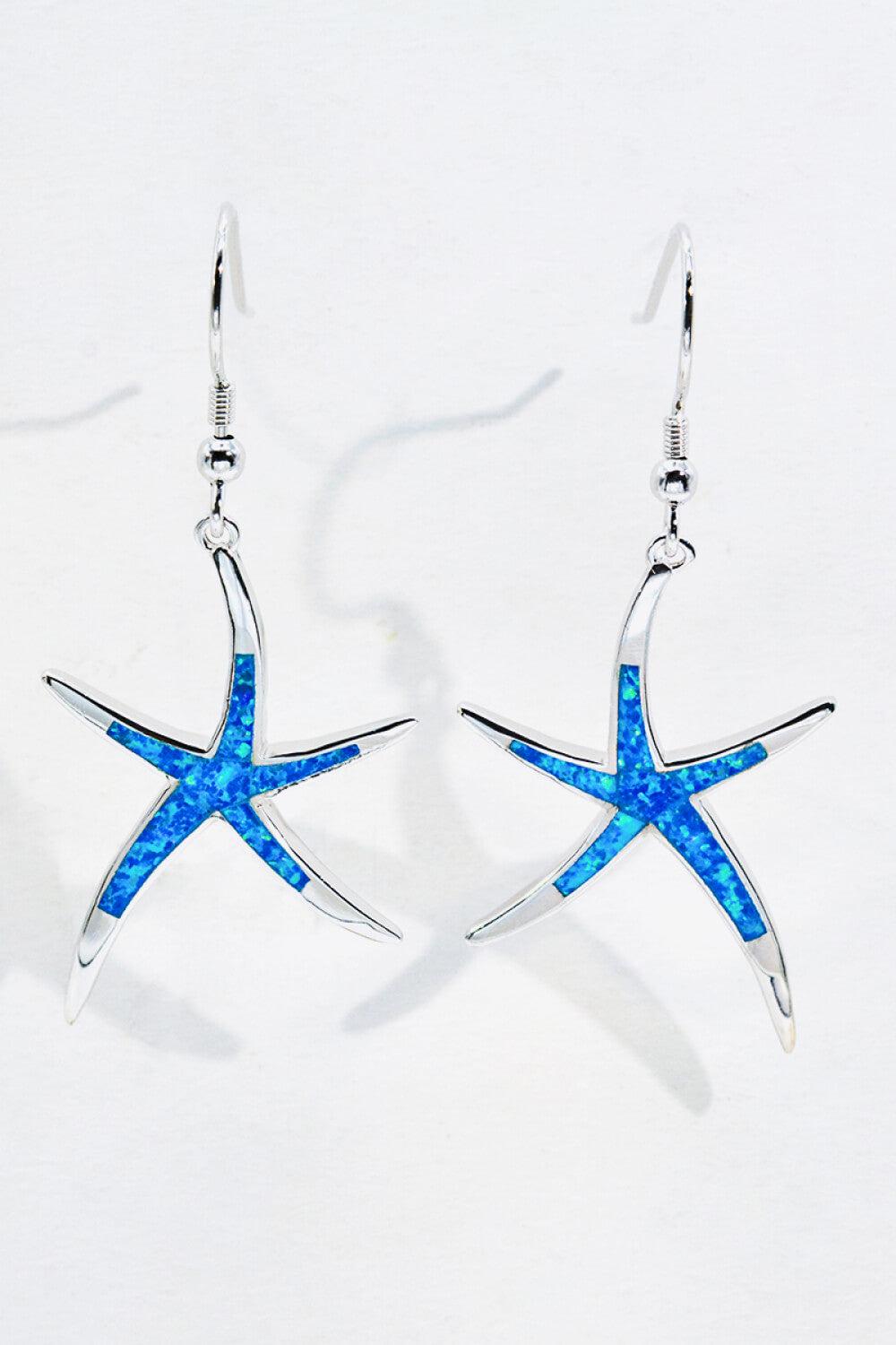 Opal Starfish Drop Earrings BLUE ZONE PLANET