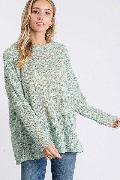 Open Back Detail Long Sleeve Top With Self Tie Blue Zone Planet