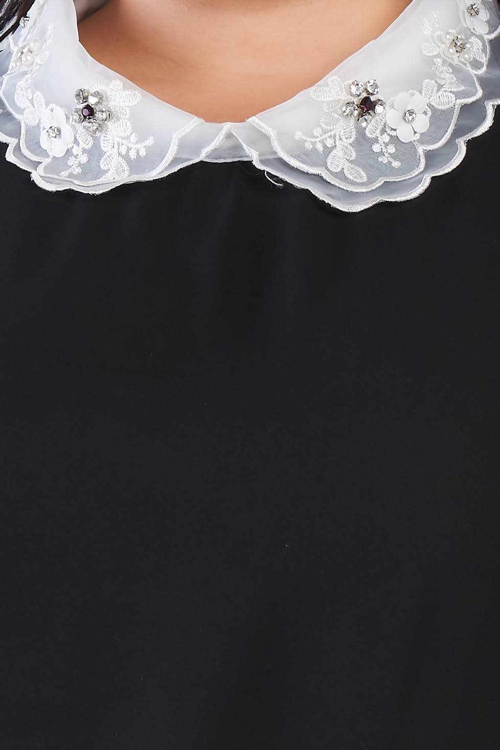 Embellished peter hotsell pan collar