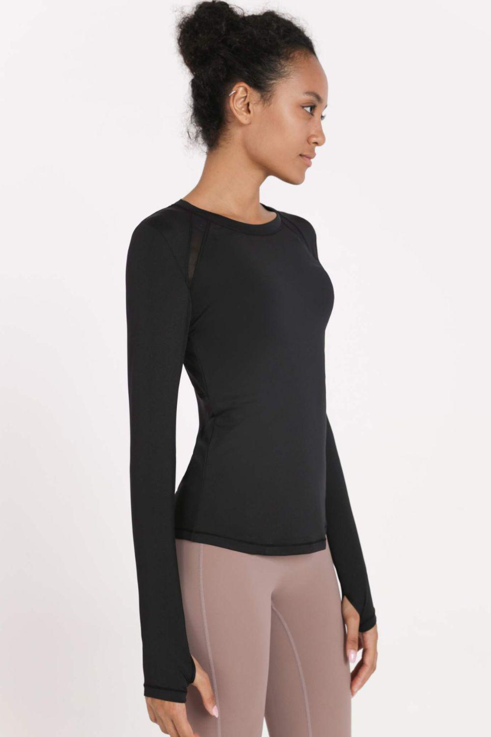Quick-Dye Curved Hem Sports Top-TOPS / DRESSES-[Adult]-[Female]-2022 Online Blue Zone Planet