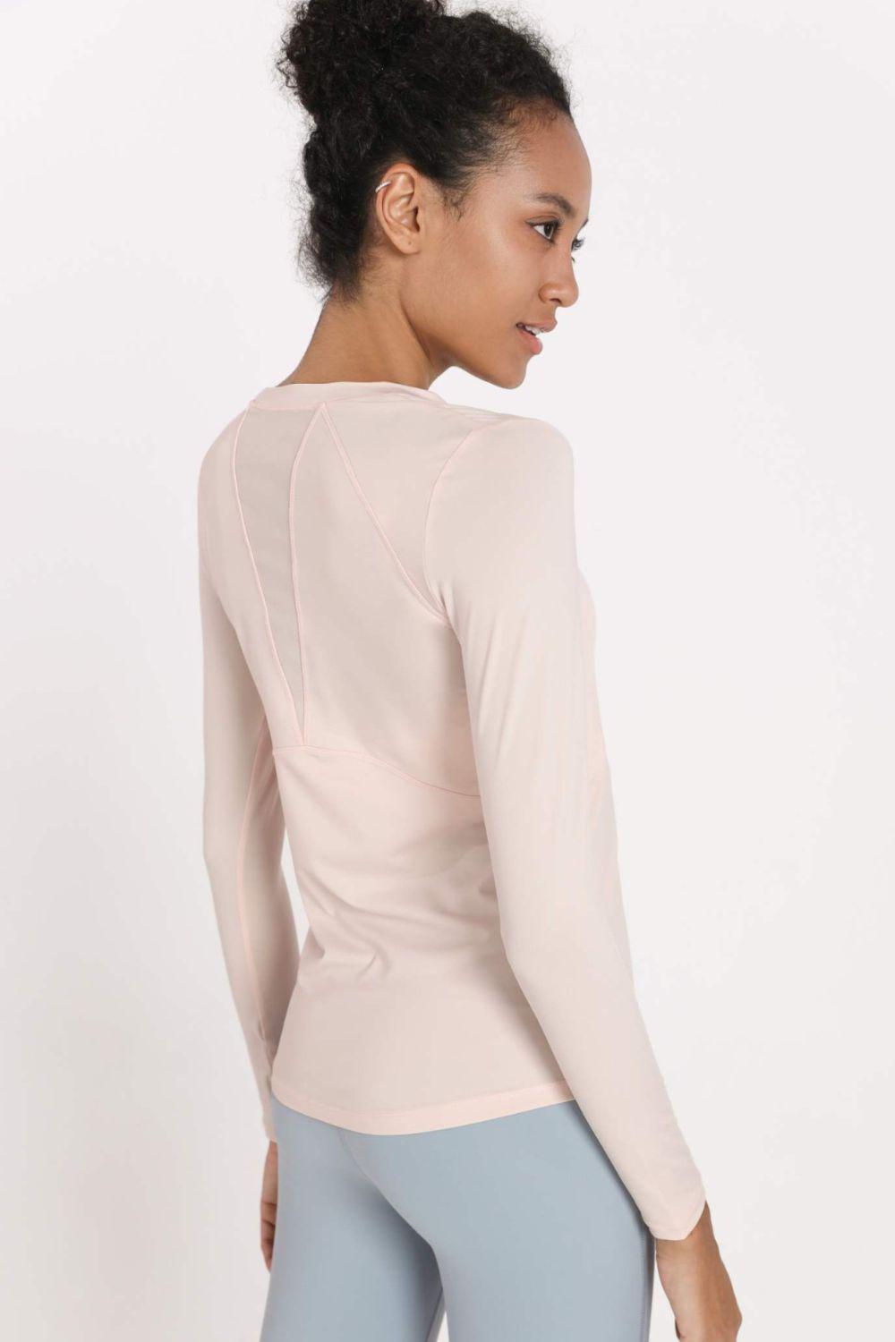 Quick-Dye Curved Hem Sports Top-TOPS / DRESSES-[Adult]-[Female]-2022 Online Blue Zone Planet