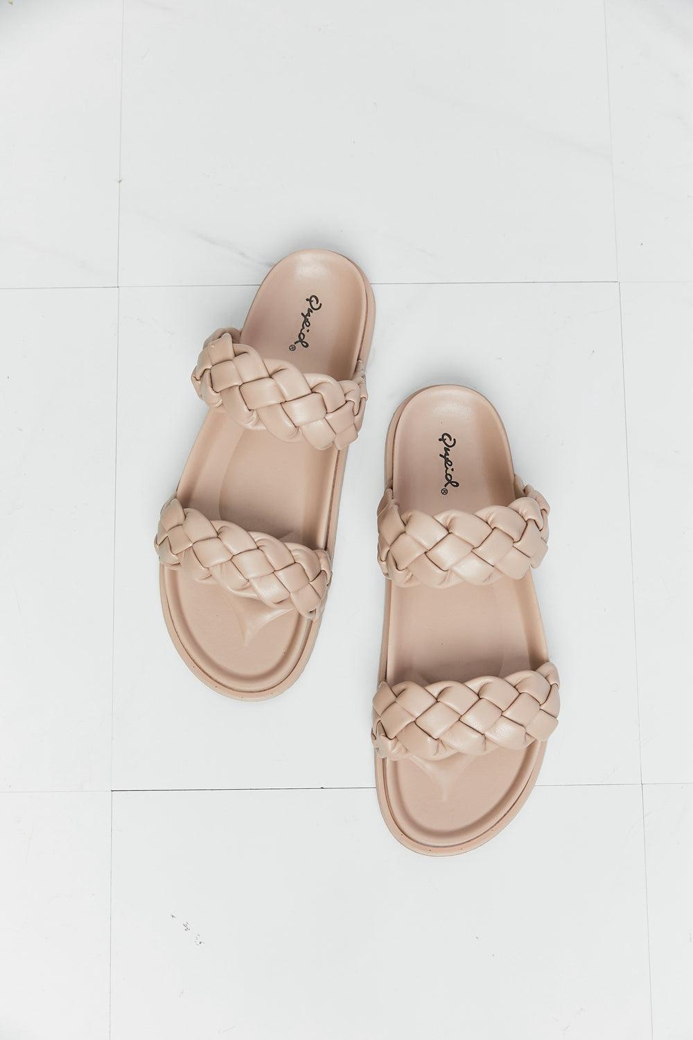 Qupid Braided Open Toe Slippers-TOPS / DRESSES-[Adult]-[Female]-2022 Online Blue Zone Planet