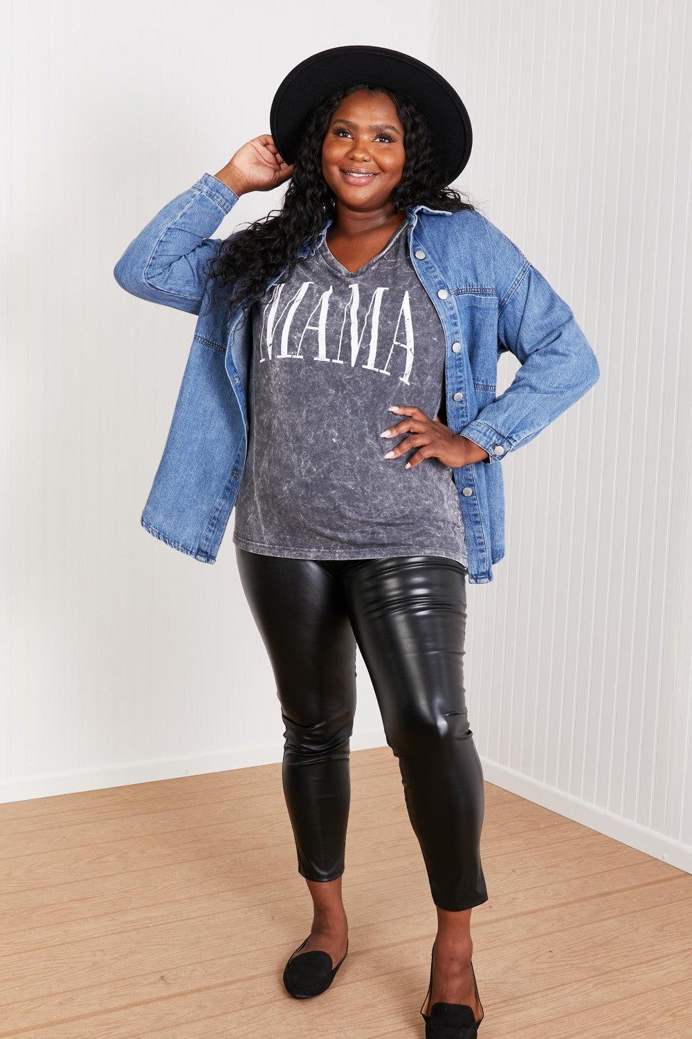 RISEN Jessica Denim Shacket-TOPS / DRESSES-[Adult]-[Female]-Blue Zone Planet
