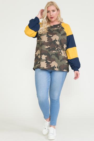 Raglan Sleeve Color Block Top-TOPS / DRESSES-[Adult]-[Female]-Blue Zone Planet