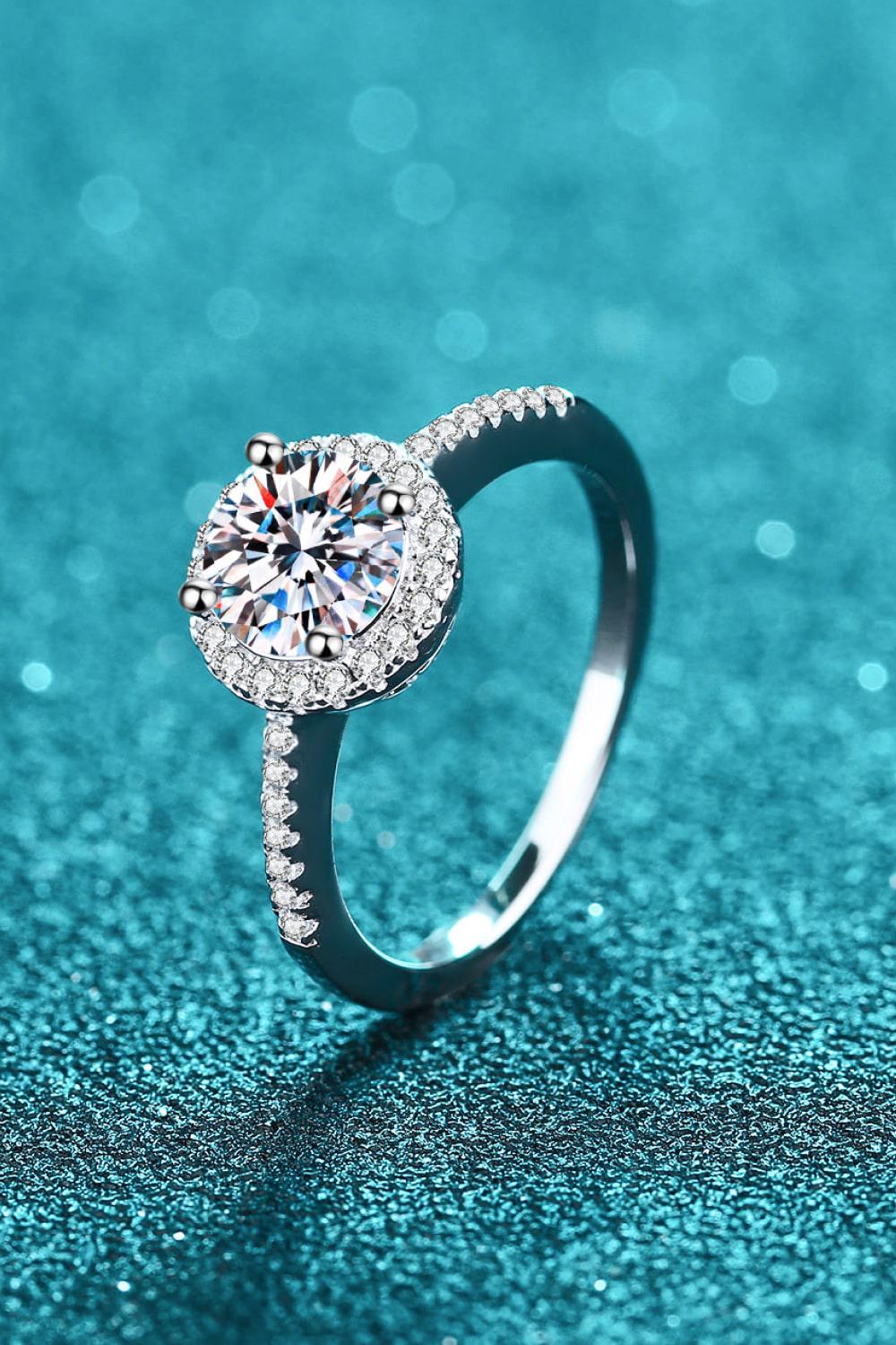 Ready To Flaunt Moissanite Ring BLUE ZONE PLANET