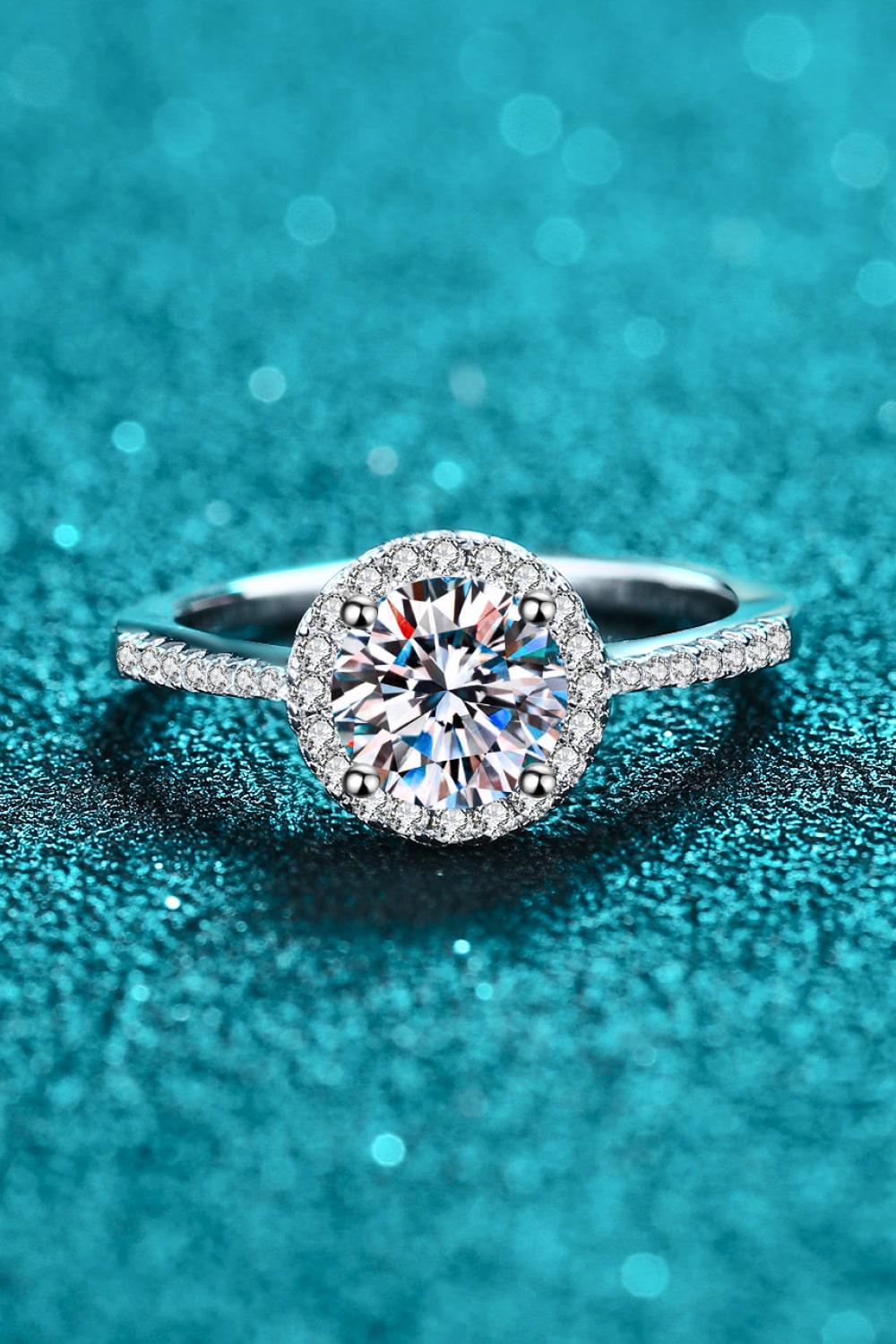 Ready To Flaunt Moissanite Ring BLUE ZONE PLANET