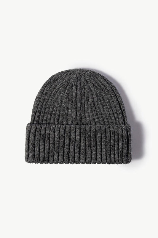 Rib-Knit Cuff Beanie BLUE ZONE PLANET