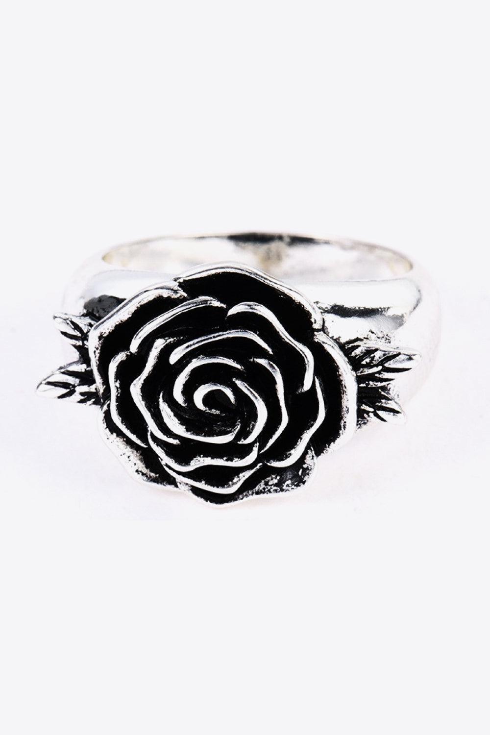 Rose 18K Silver-Plated Ring BLUE ZONE PLANET