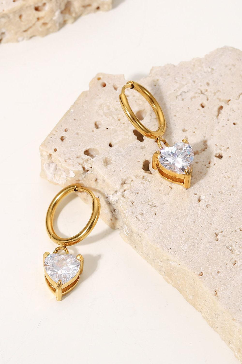 Shine Bright Rhinestone Gold-Plated Drop Earrings-TOPS / DRESSES-[Adult]-[Female]-Gold/White-One Size-Blue Zone Planet