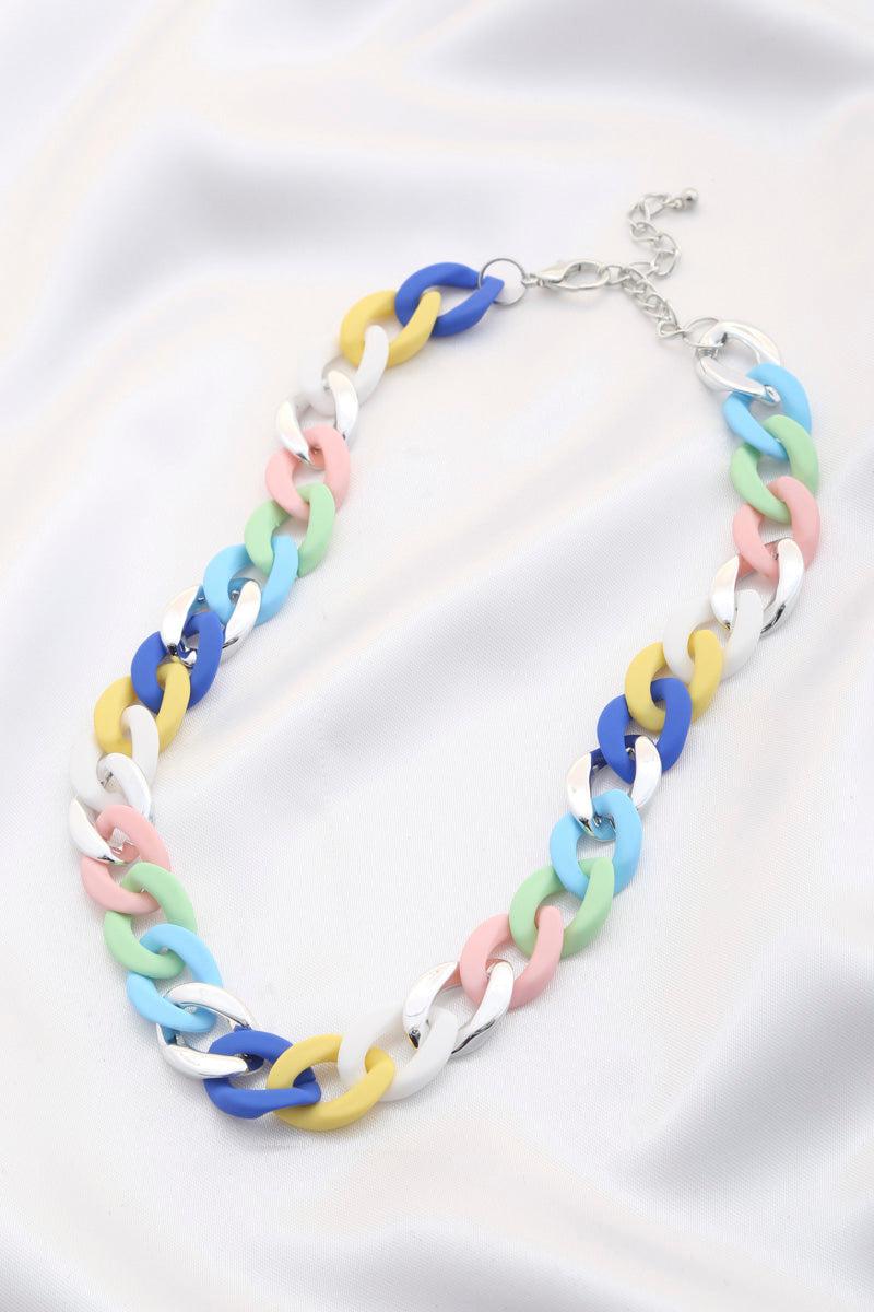 Soft Texture Curb Link Ccb Necklace Blue Zone Planet