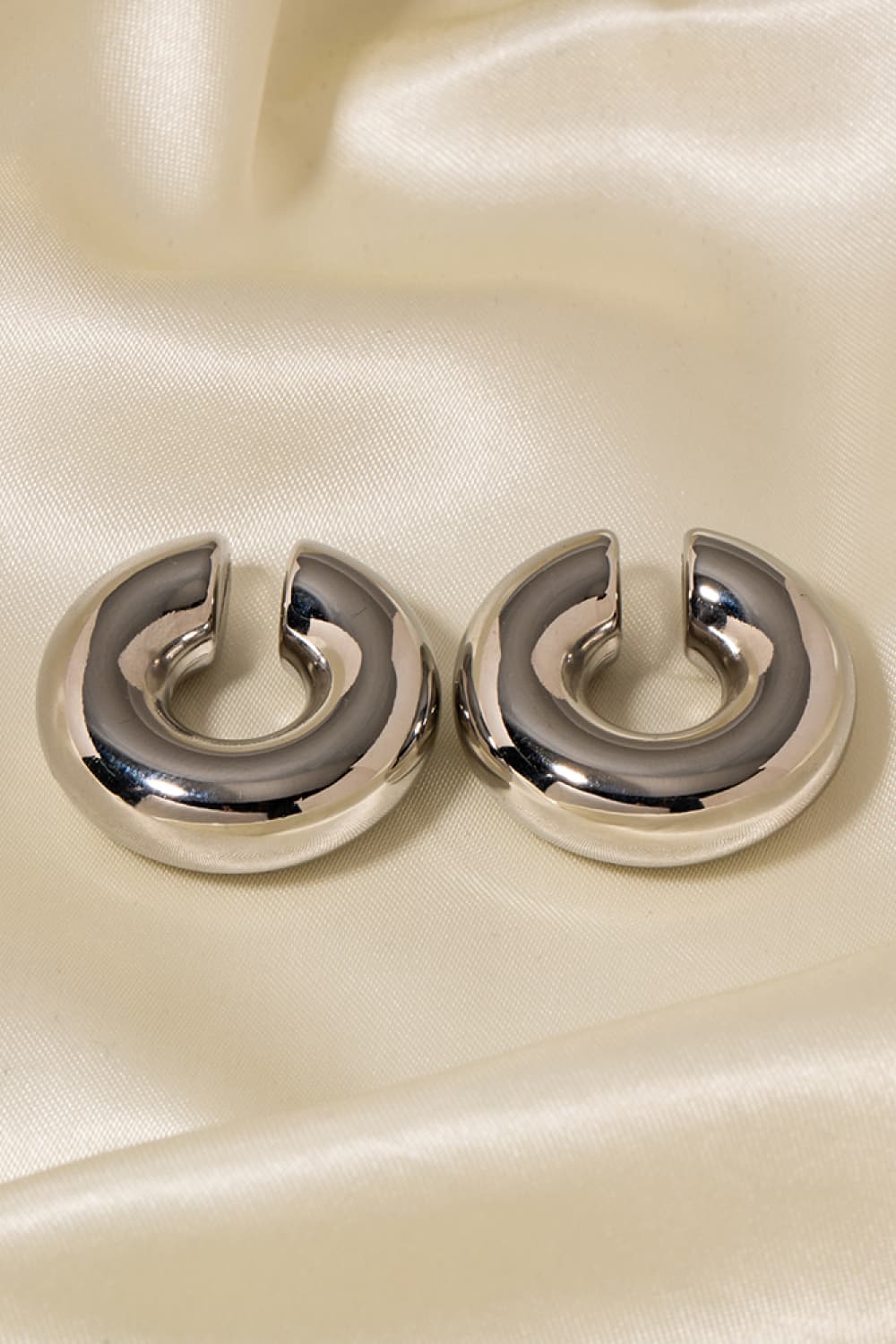 Stainless Steel Cuff Earrings BLUE ZONE PLANET