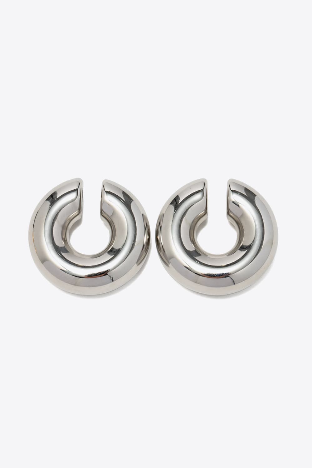 Stainless Steel Cuff Earrings BLUE ZONE PLANET