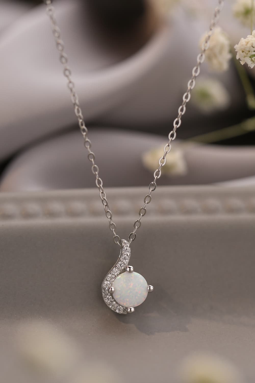 Sweet Beginnings Opal Pendant Necklace BLUE ZONE PLANET