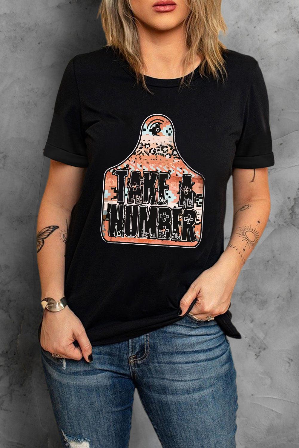 TAKE A NUMBER Graphic Tee BLUE ZONE PLANET