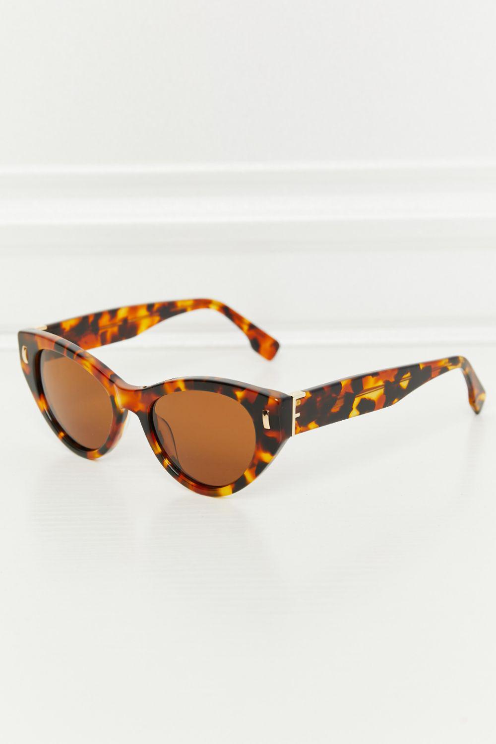 Tortoiseshell Acetate Frame Sunglasses BLUE ZONE PLANET