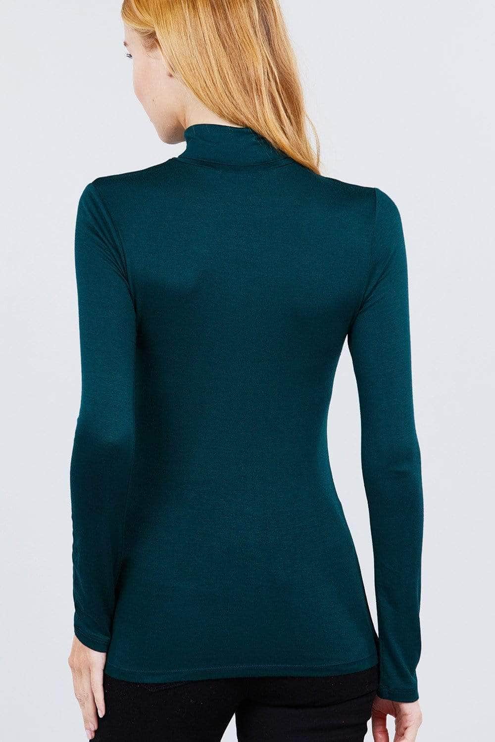 Turtle Neck Rayon Jersey Top-TOPS / DRESSES-[Adult]-[Female]-Blue Zone Planet